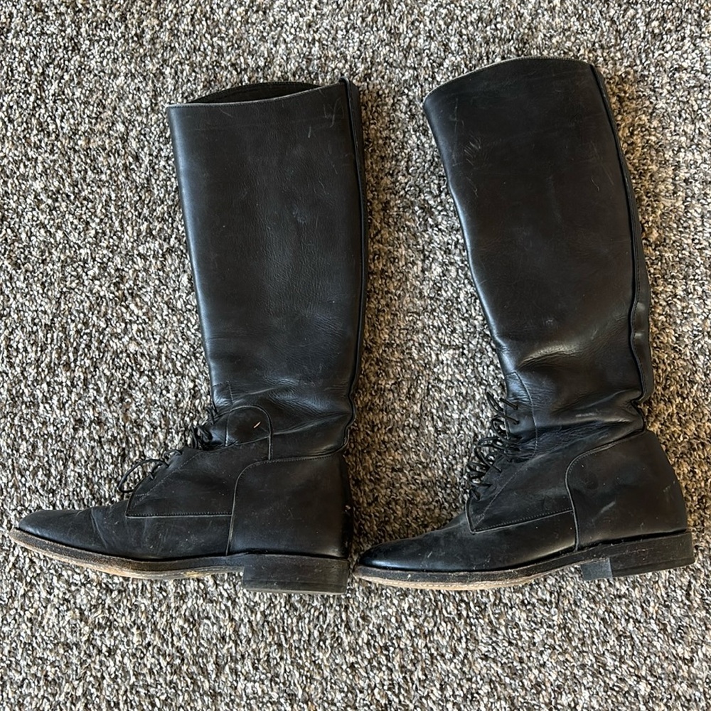 Riding boots, JS Justin size 5 1/2b